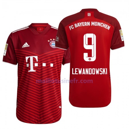 Maillot de Foot FC Bayern Munich Robert Lewandowski 9 Domicile 2021-22